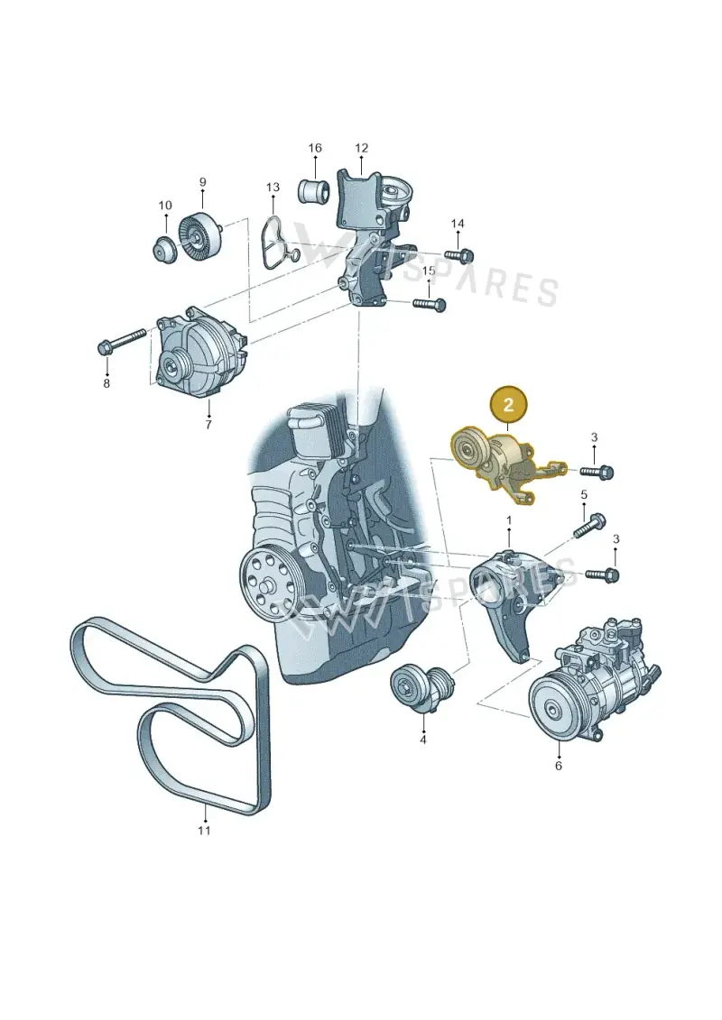03F145299A — Volkswagen Beetle (2016-2019) diagram 672903150, position 2