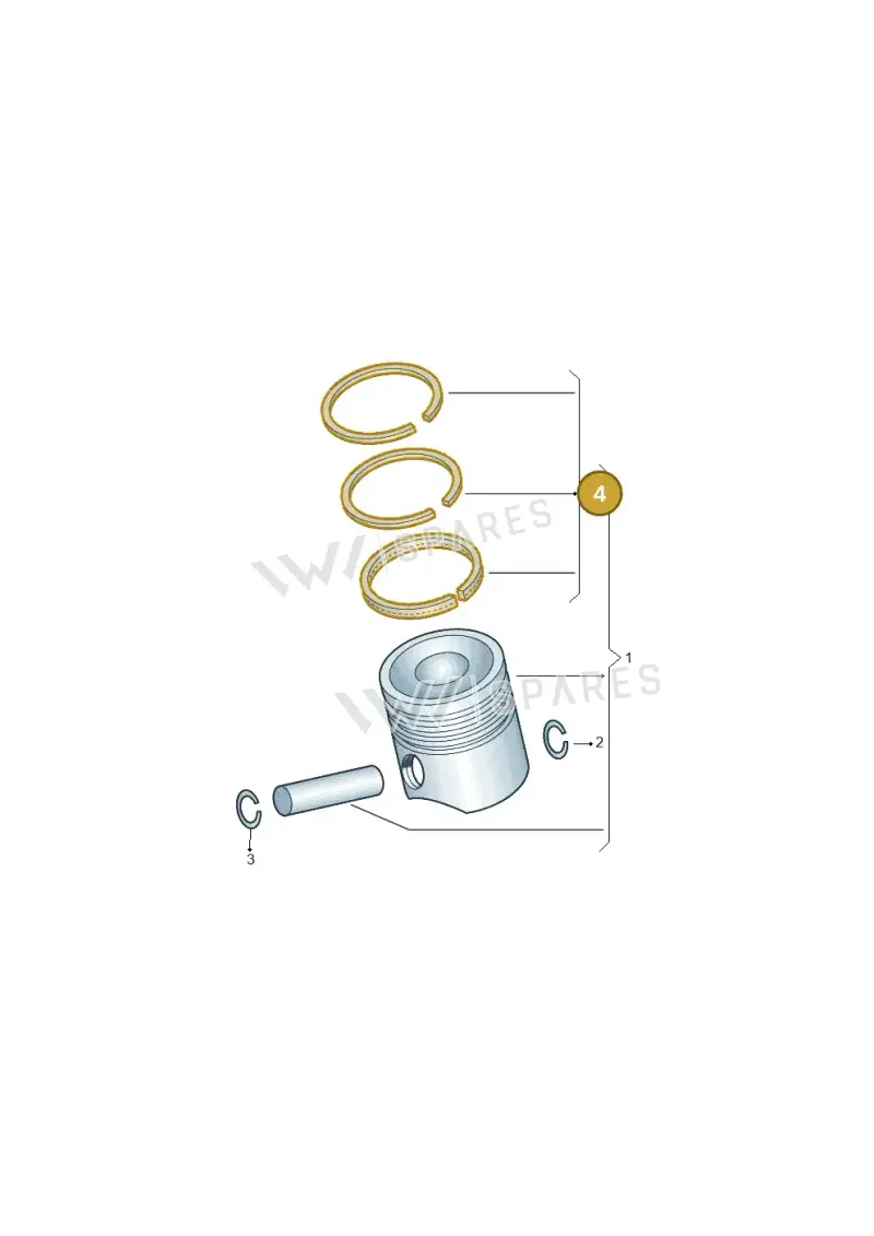 03F198151B — Volkswagen Golf 1.4 BlueMotion (2012-2017) diagram 829107300, position 4