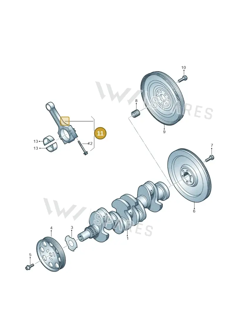 03F198401 — Volkswagen Beetle (2016-2019) diagram 649105010, position 11