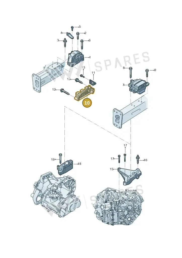 03F199275E — Volkswagen Beetle (2016-2019) diagram 801199110, position 10