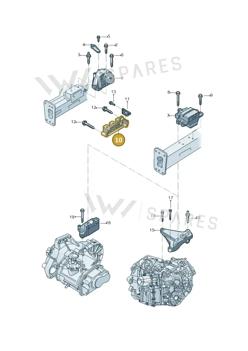 03F199275E — Volkswagen Beetle (2016-2019) diagram 801199110, position 10