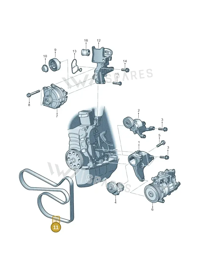 03F260849A — Volkswagen Beetle (2016-2019) diagram 672903150, position 11