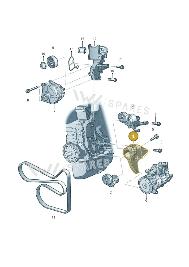 03F260885 — Volkswagen Beetle (2016-2019) diagram 672903150, position 1