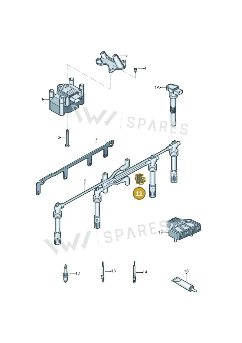 03F905471 — Volkswagen New beetle (2011-2016) diagram 789905000, position 11