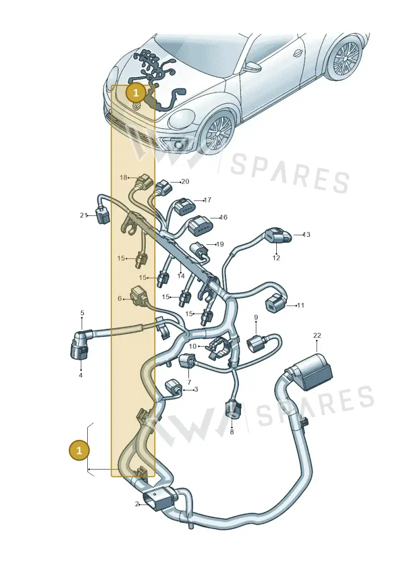 03F971627E — Volkswagen Beetle (2016-2019) diagram 801971040, position 1
