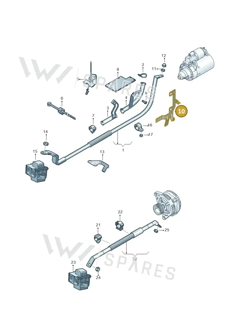 03H971501D — Audi Q7                07> (2006-) diagram 493972070, position 10