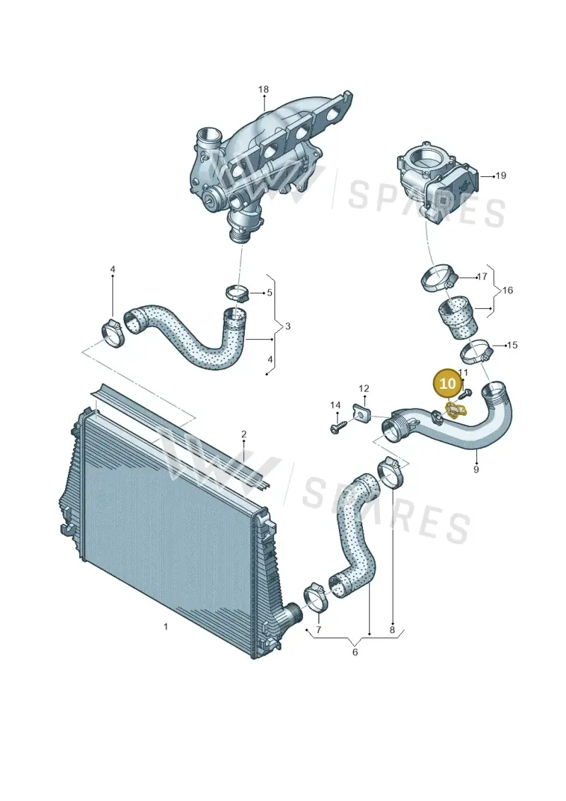 03K906051 — Volkswagen Amarok twin cab (2022-) diagram 683145870, position 10