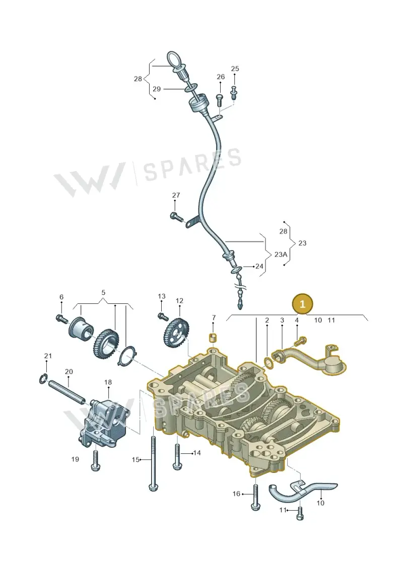 03L103295E — Volkswagen Amarok (2022-) diagram 679115400, position 1