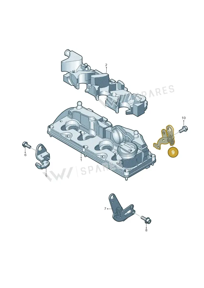 03L103369F — Volkswagen Caravelle (2015-2019) diagram 679103800, position 9