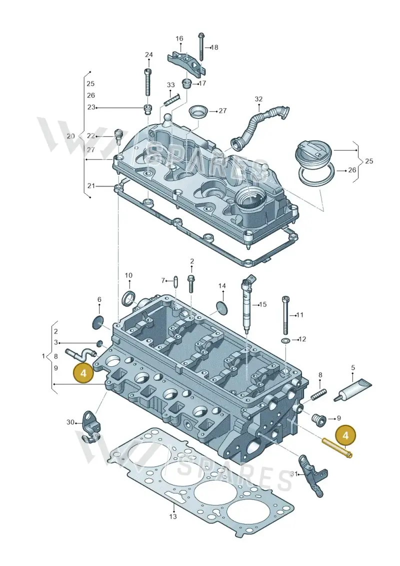 03L103499C — Volkswagen Amarok twin cab (2022-) diagram 749103600, position 4