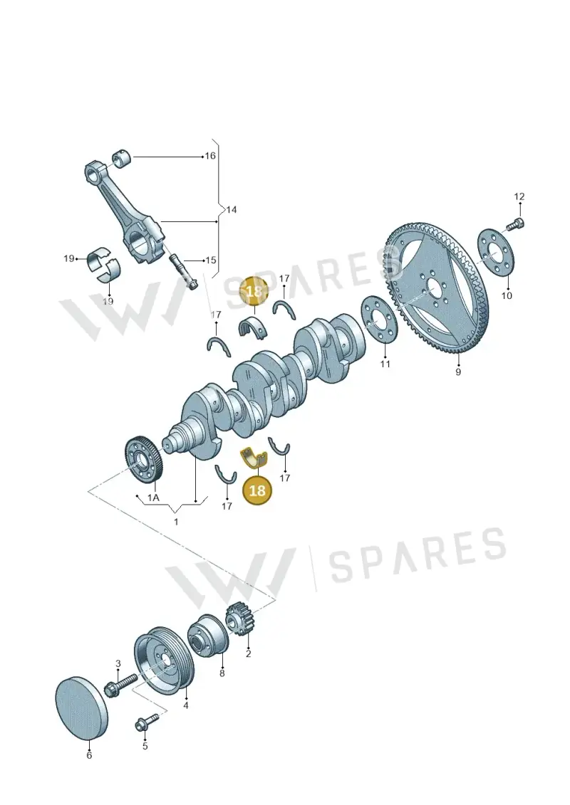 03L105591 — Volkswagen Amarok twin cab (2022-) diagram 749105630, position 18