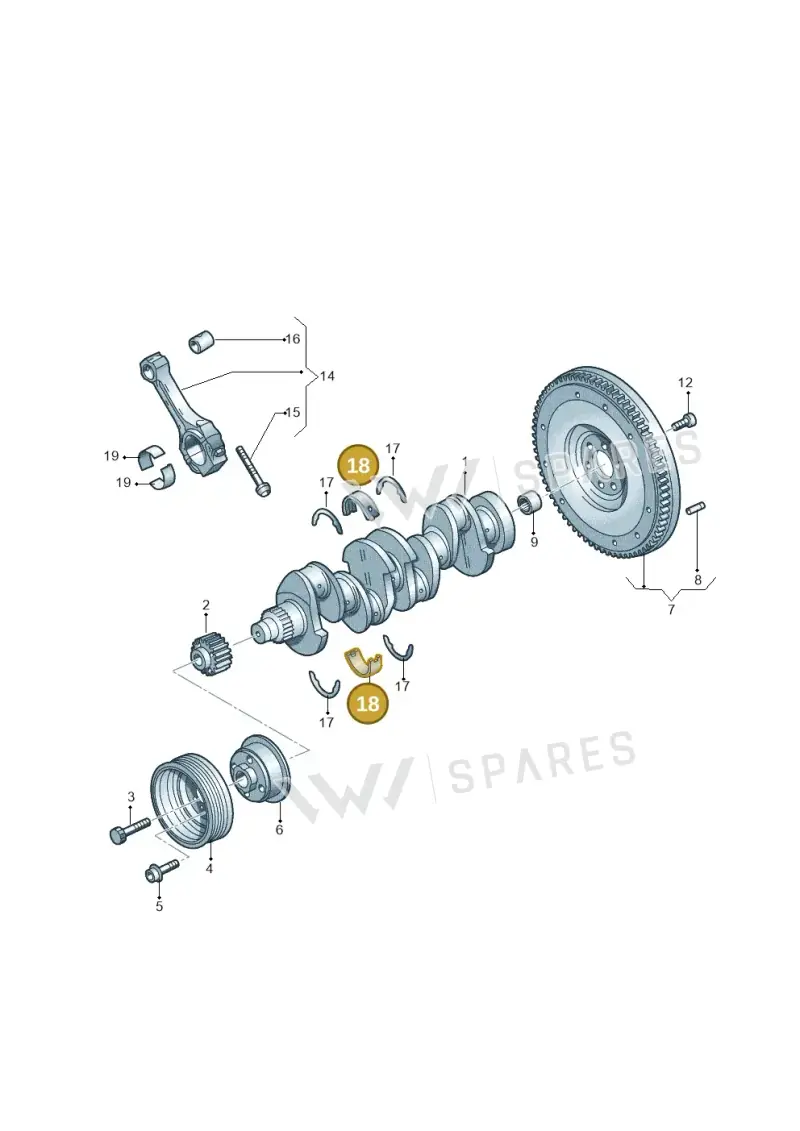 03L105591 — Volkswagen Amarok twin cab (2022-) diagram 749105500, position 18