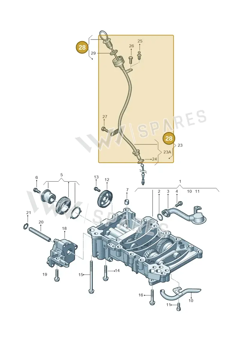 03L115611AD — Volkswagen Amarok twin cab (2022-) diagram 679115400, position 28