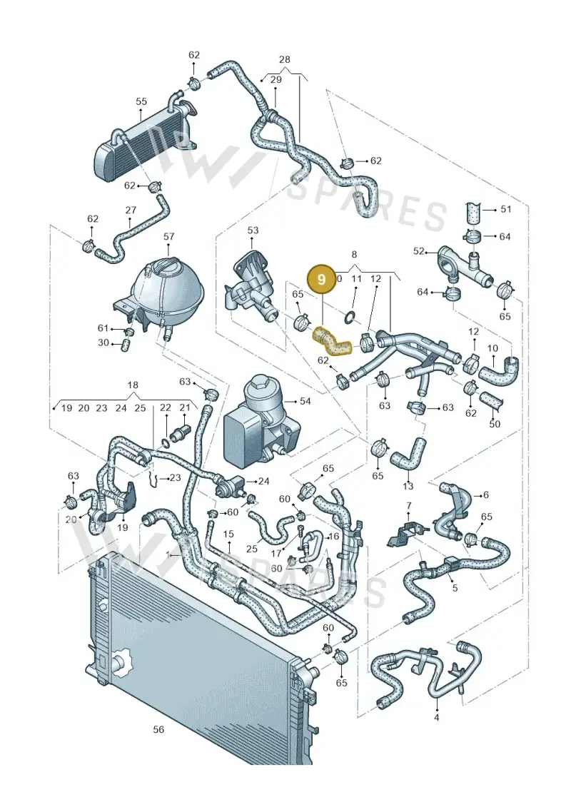 03L121063G — Volkswagen Crafter 35 panel (2011-2016) diagram 722121400, position 9