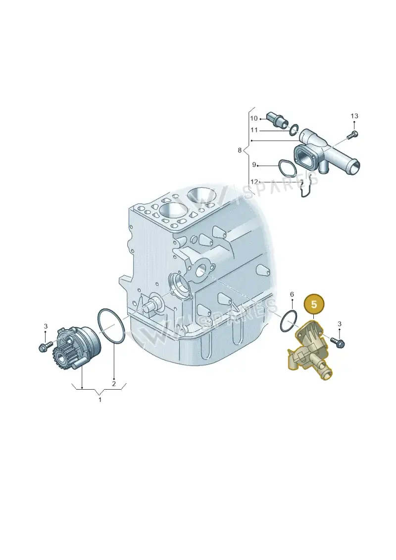 03L121111AK — Volkswagen Amarok twin cab (2022-) diagram 683121100, position 5