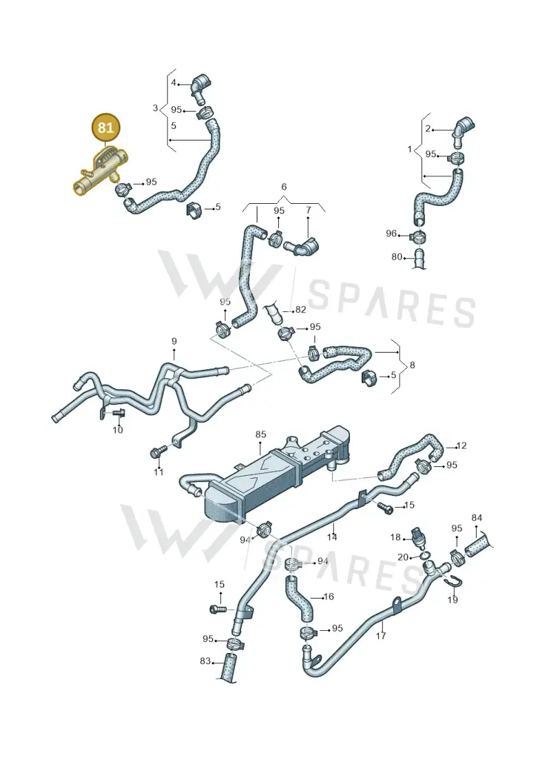 03L121132F — Volkswagen Jetta (2008-2011) diagram 649121510, position 81