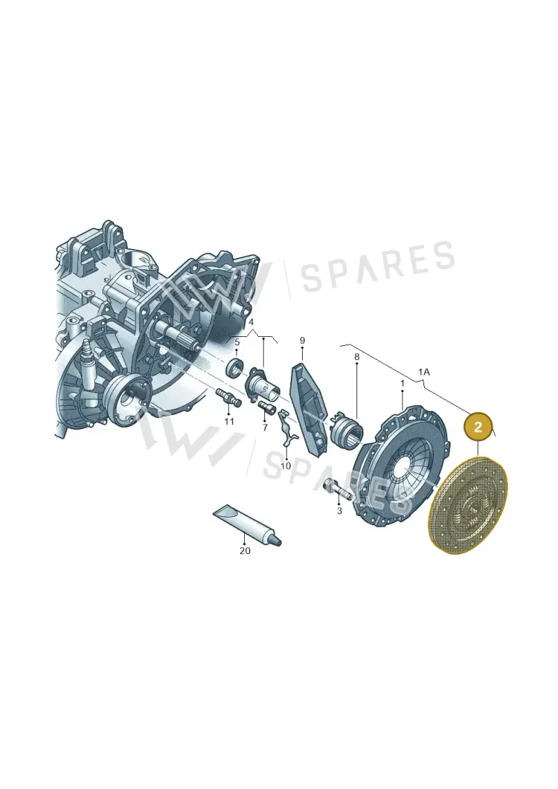 03L141032G — Volkswagen Polo (2012-2014) diagram 672141500, position 2