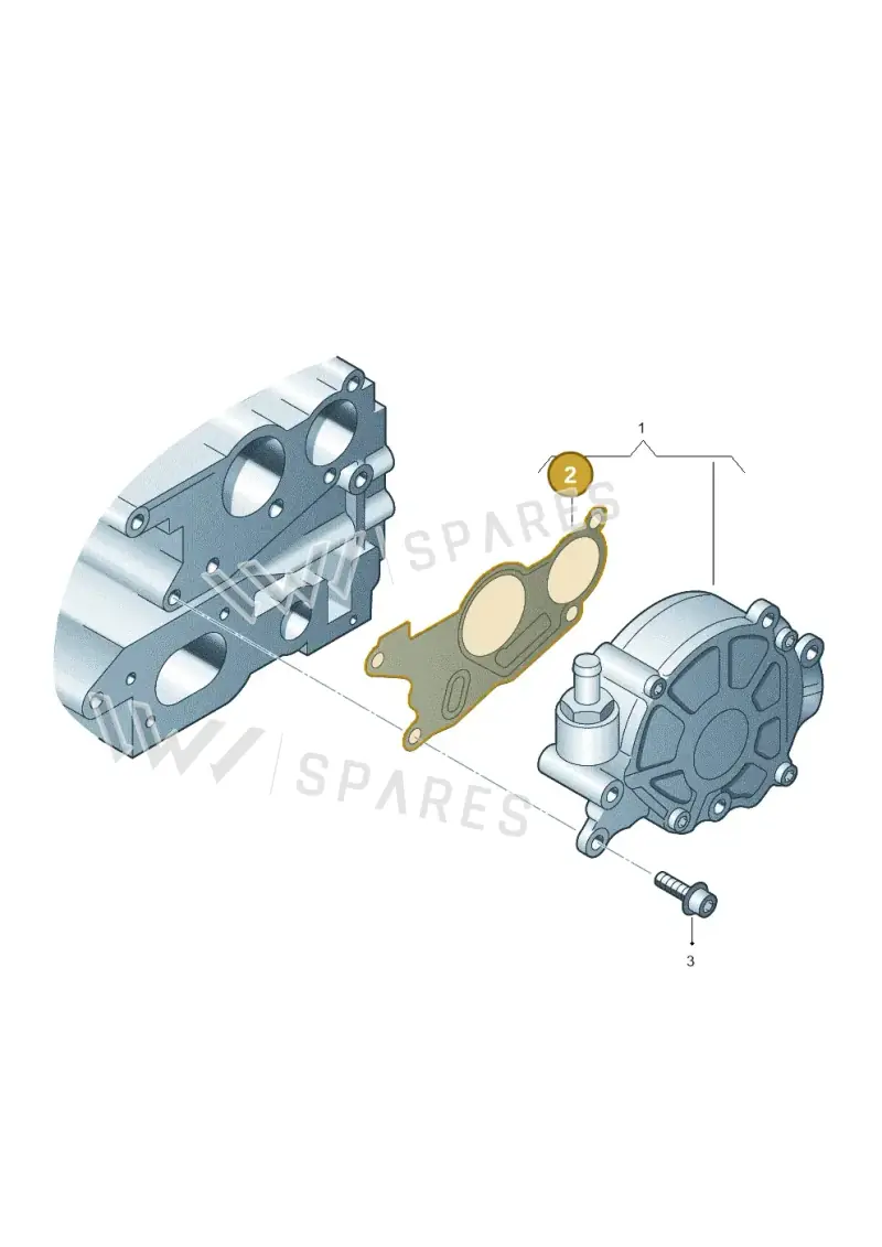 03L145215K — Volkswagen Caddy kombi (2015-2020) diagram 634145050, position 2