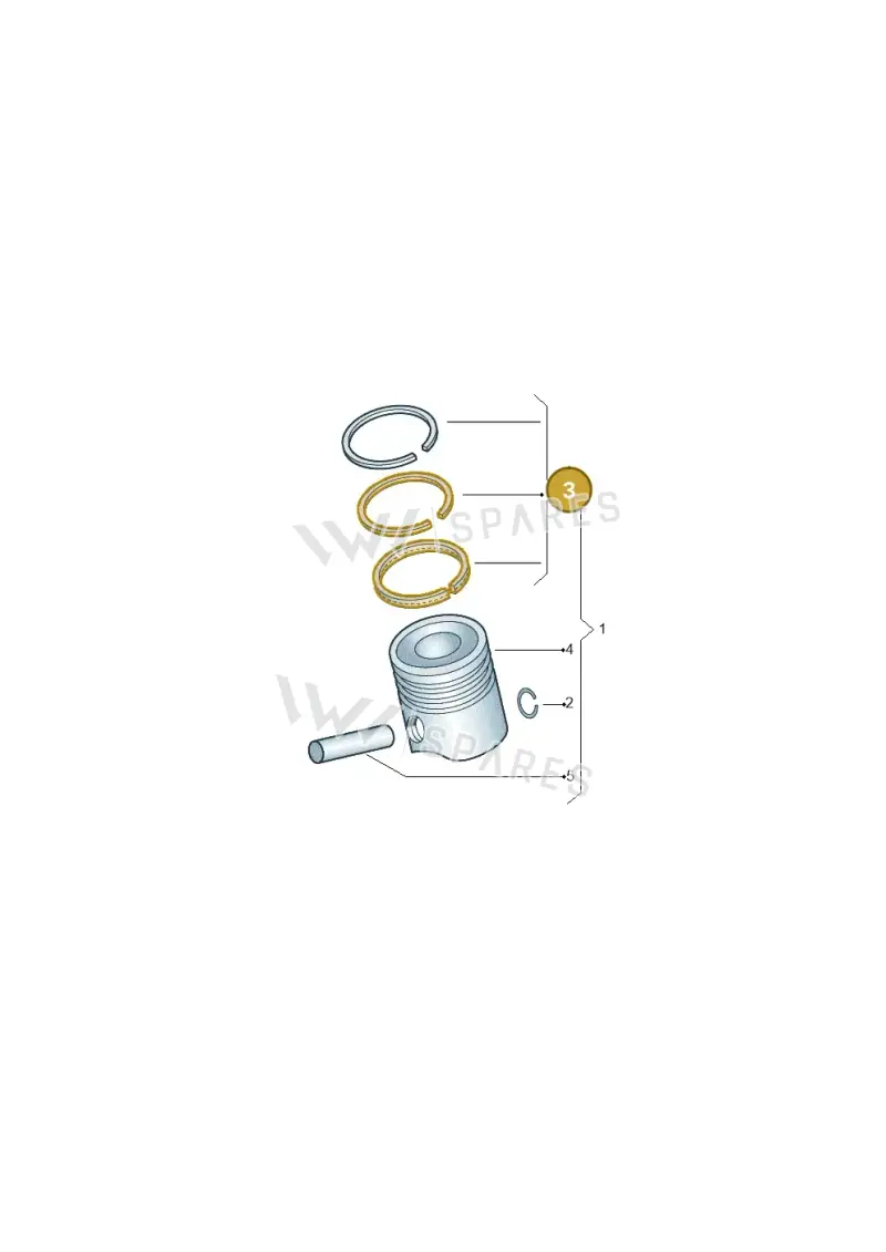 03L198151B — Volkswagen Golf estate (2009-2013) diagram 117107000, position 3