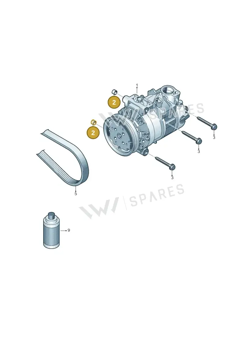 03L260817 — Volkswagen Amarok twin cab (2022-) diagram 746260100, position 2