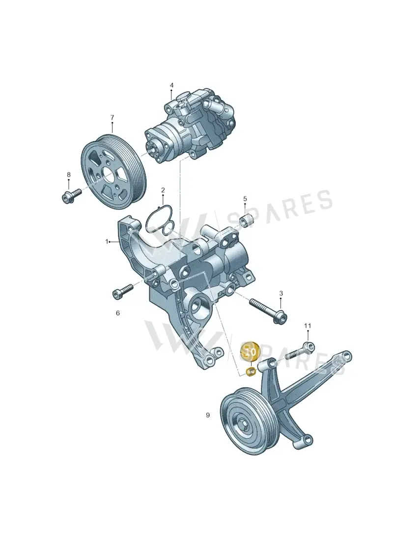 03L260817 — Volkswagen Amarok twin cab (2022-) diagram 894145030, position 10