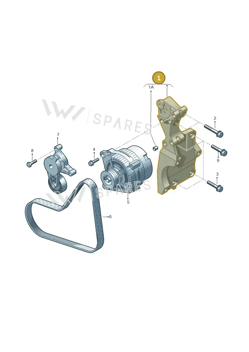 03L903139Q — Volkswagen Jetta (2014-2017) diagram 409903400, position 1