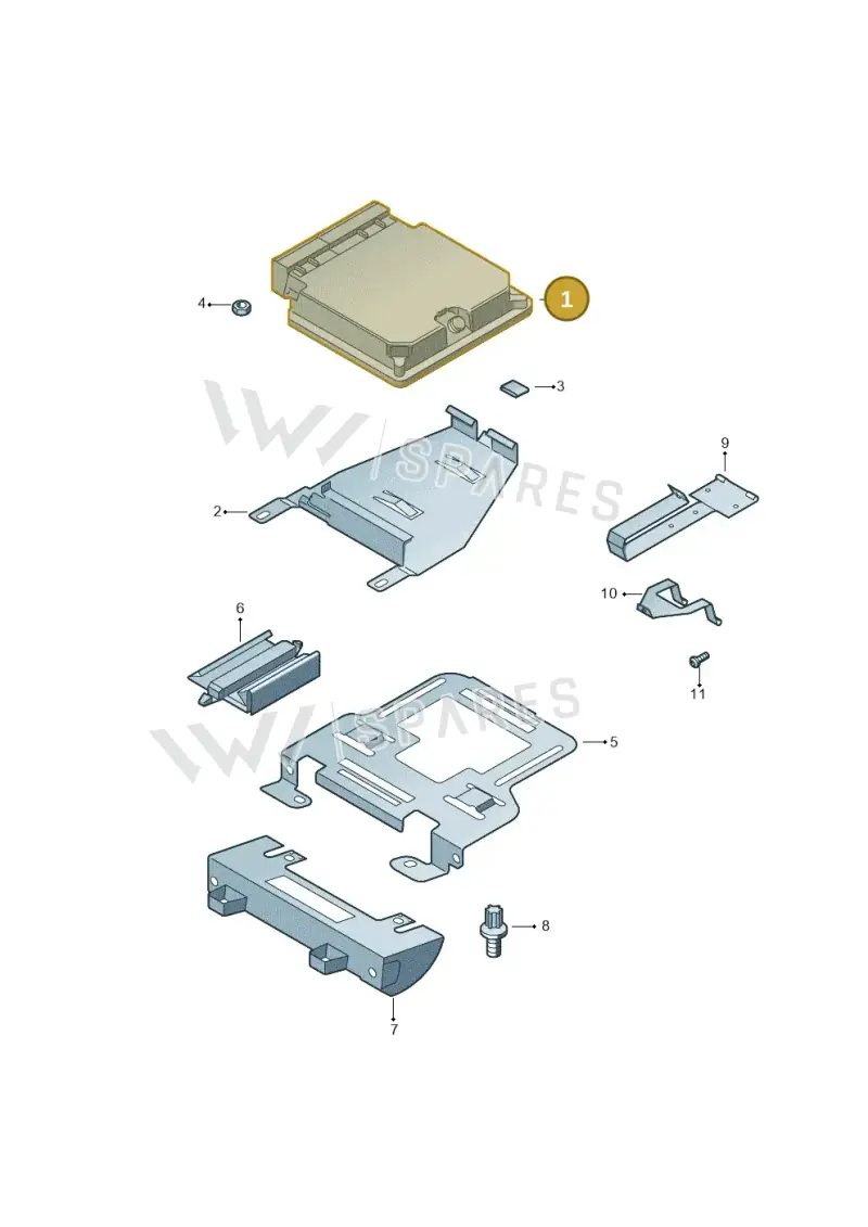 03L906019DH — Volkswagen California Camper (2009-2011) diagram 409906200, position 1