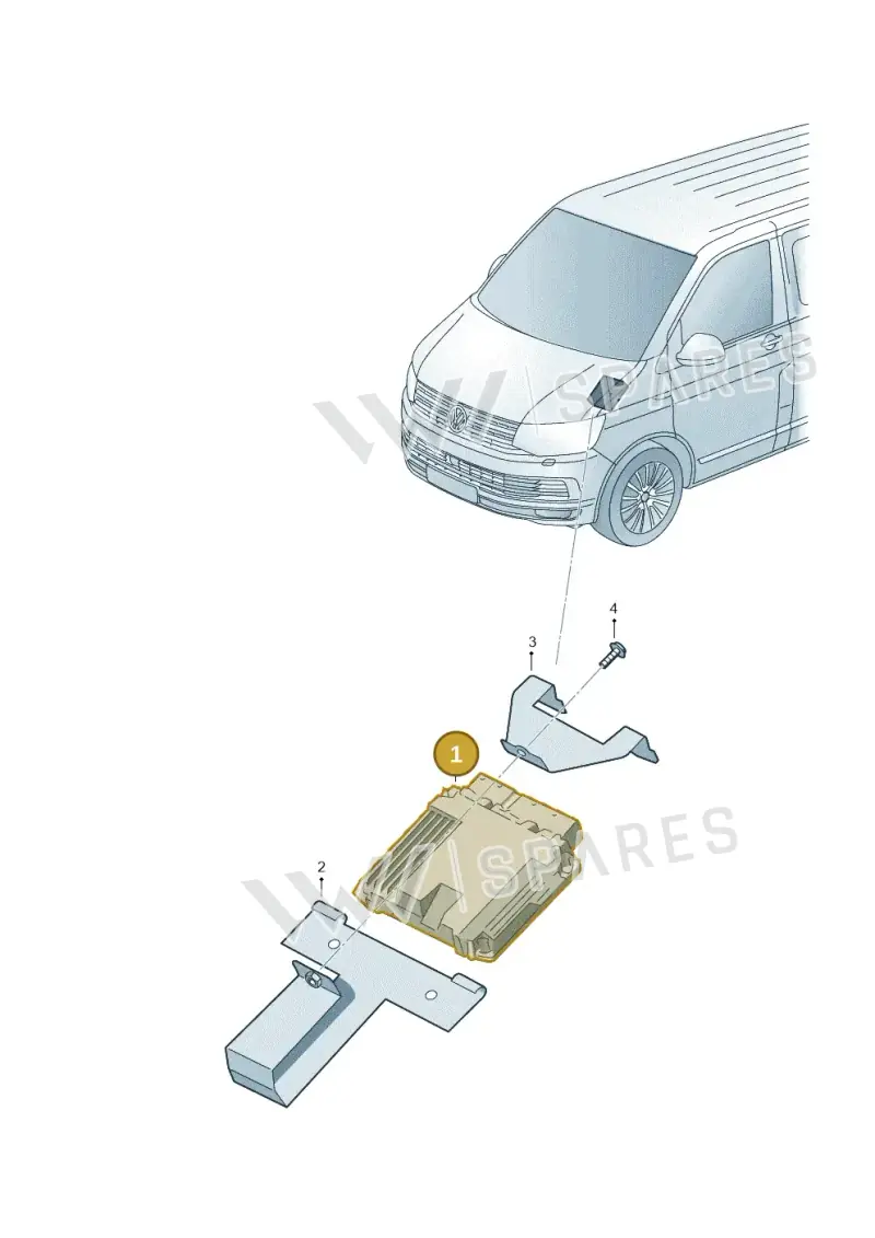 03L906019DM — Volkswagen Caravelle (2015-2019) diagram 861906200, position 1