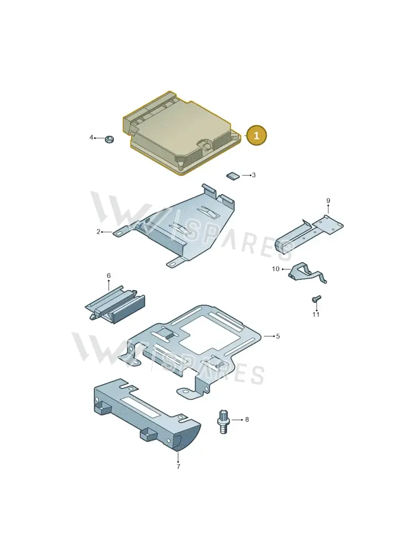 03L906019DP — Volkswagen California Camper (2009-2011) diagram 409906200, position 1