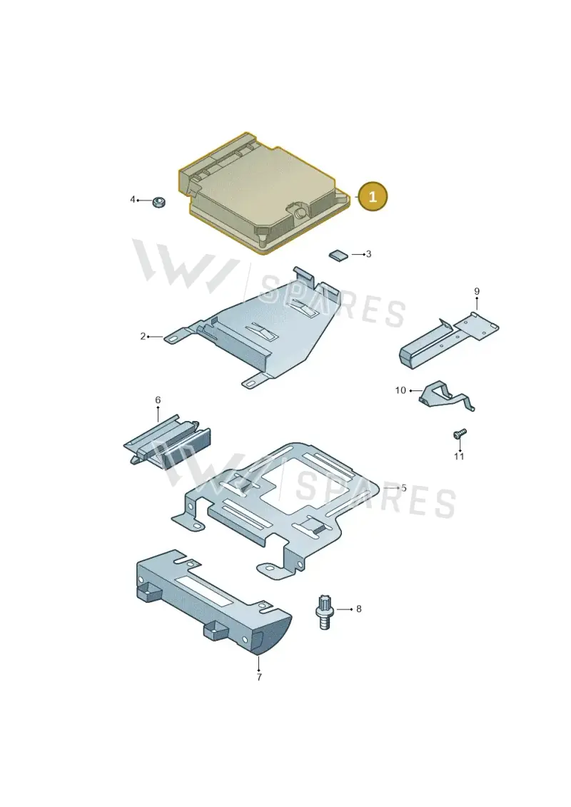 03L906022GH — Volkswagen California Camper (2009-2011) diagram 409906200, position 1