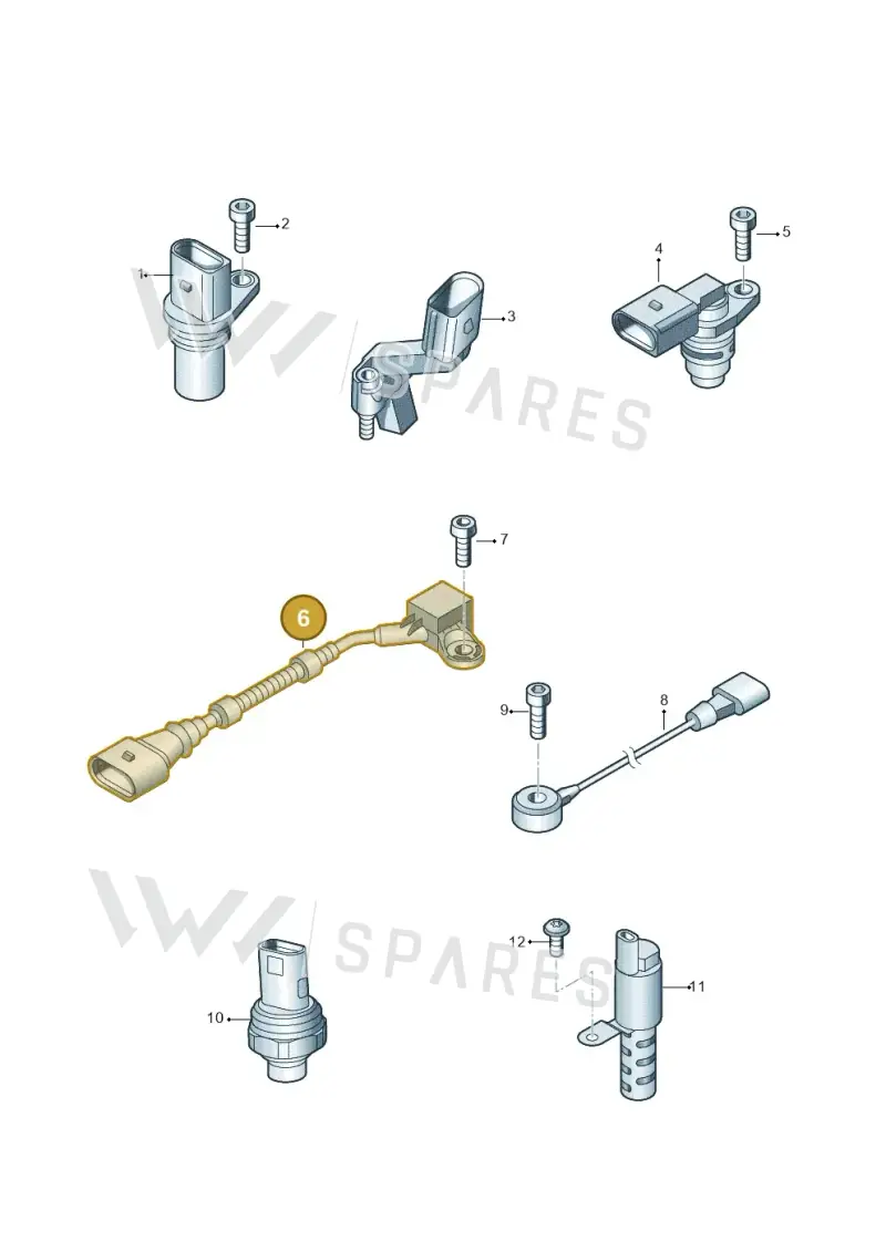 03L957147A — Volkswagen Caddy kombi (2015-2020) diagram 749906300, position 6