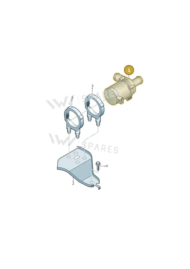 03L965561A — Volkswagen Amarok twin cab (2012-2016) diagram 683965000, position 1
