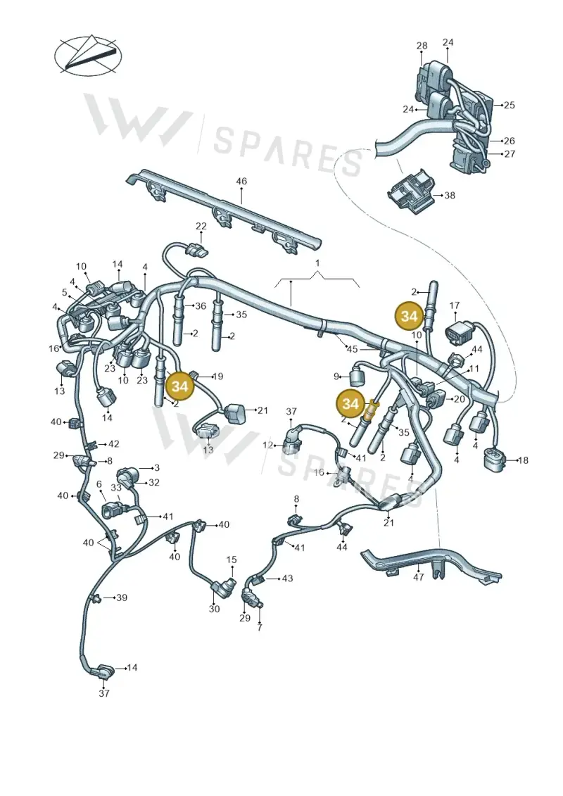 03L971921D — Volkswagen Amarok twin cab (2022-) diagram 894971140, position 34