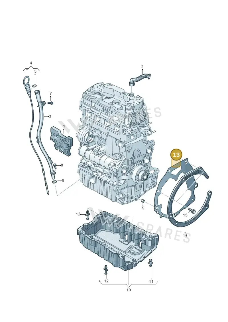 03N103647 — Volkswagen Arteon (2017-2023) diagram 828103970, position 13