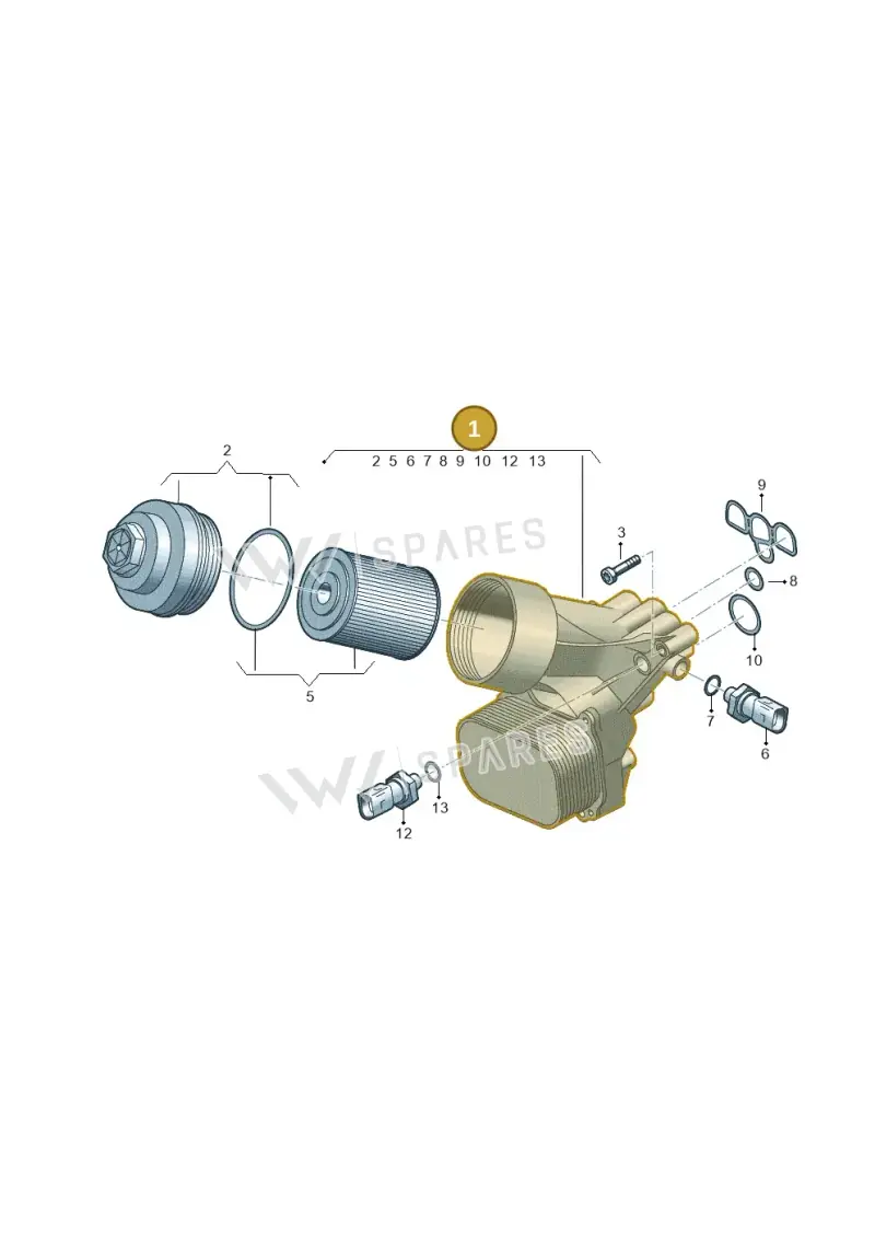 03N115389N — Audi A6 (2018-2025) diagram 430115510, position 1