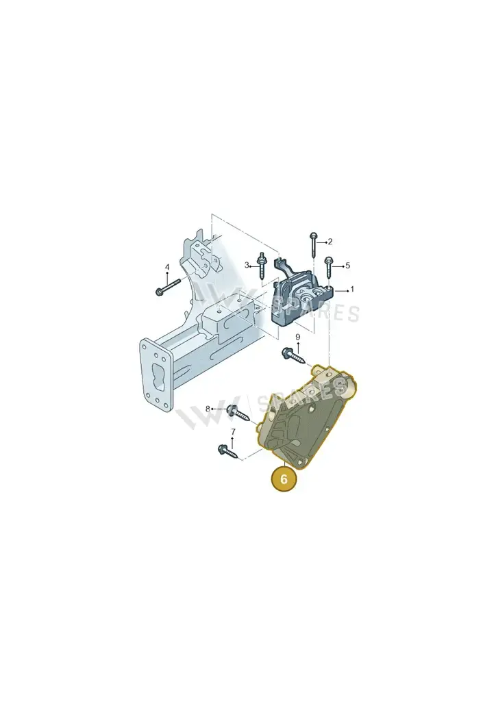 03N199207 — Volkswagen Tiguan 2.0 4Motion (2017-2024) diagram 793199130, position 6