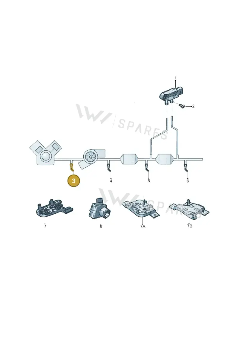 03N919529F — Volkswagen Tiguan 2.0 4Motion (2017-2024) diagram 833906015, position 3