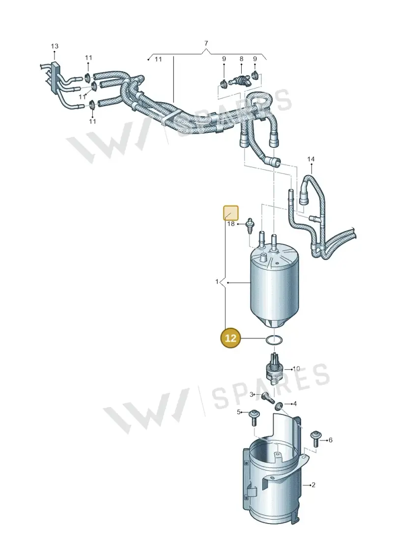 03P103196 — Volkswagen MAN TGE 55 (2016-2021) diagram 806127000, position 12