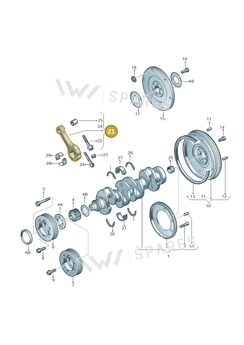 044198401A — Volkswagen Polo (2008-2009) diagram 194105150, position 21