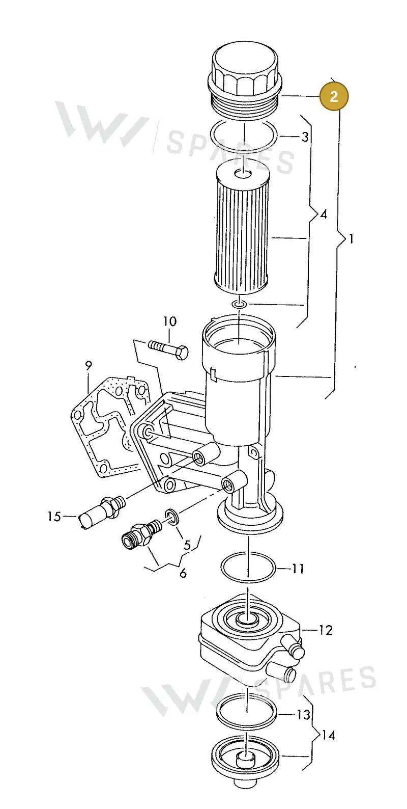 045115433C — Volkswagen DIES.-IND.-MOT.1,9>2,0 (1990-2007) diagram 455115500, position 2