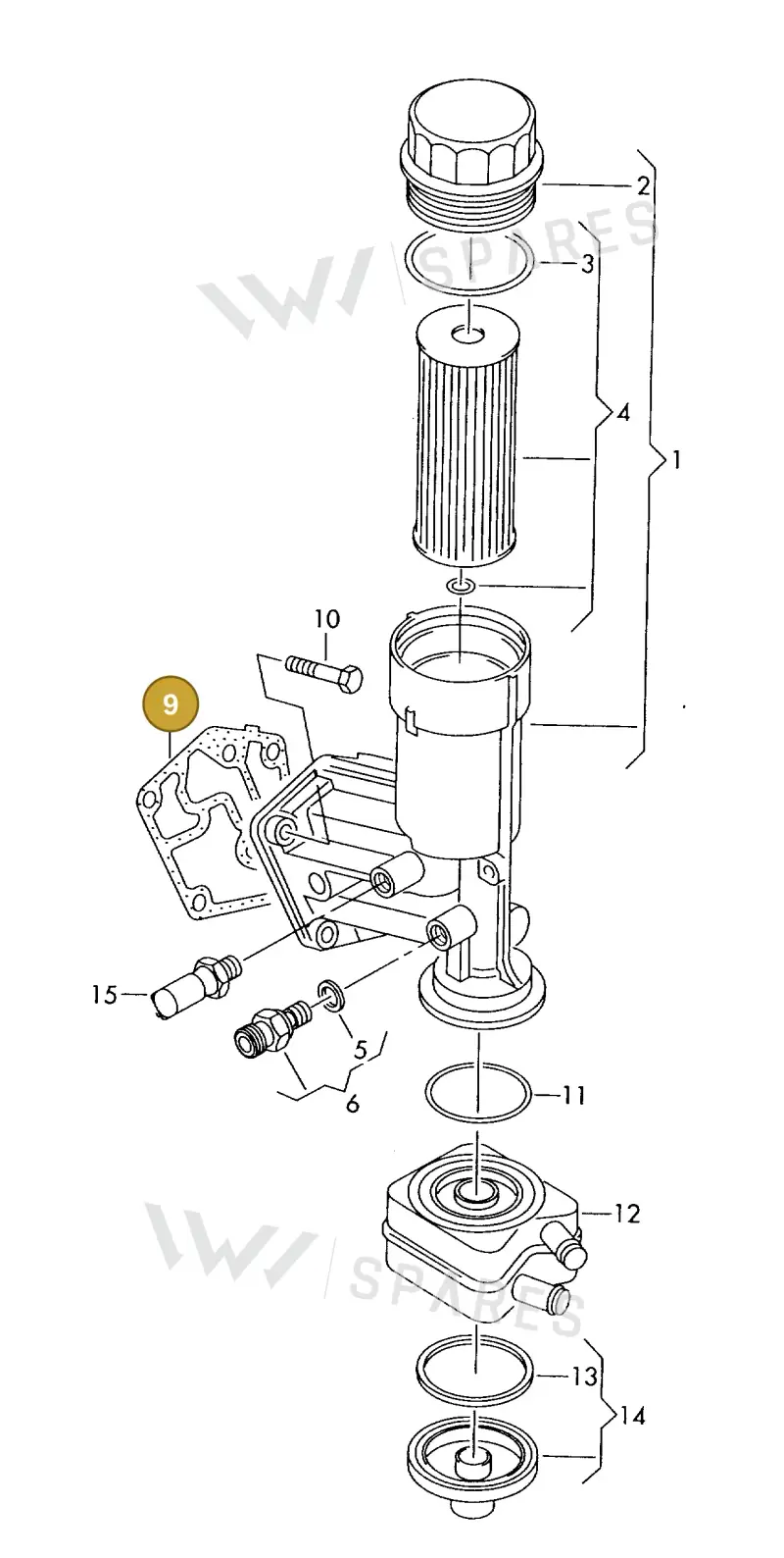 045115441 — Volkswagen DIES.-IND.-MOT.1,9>2,0 (1990-2007) diagram 455115500, position 9