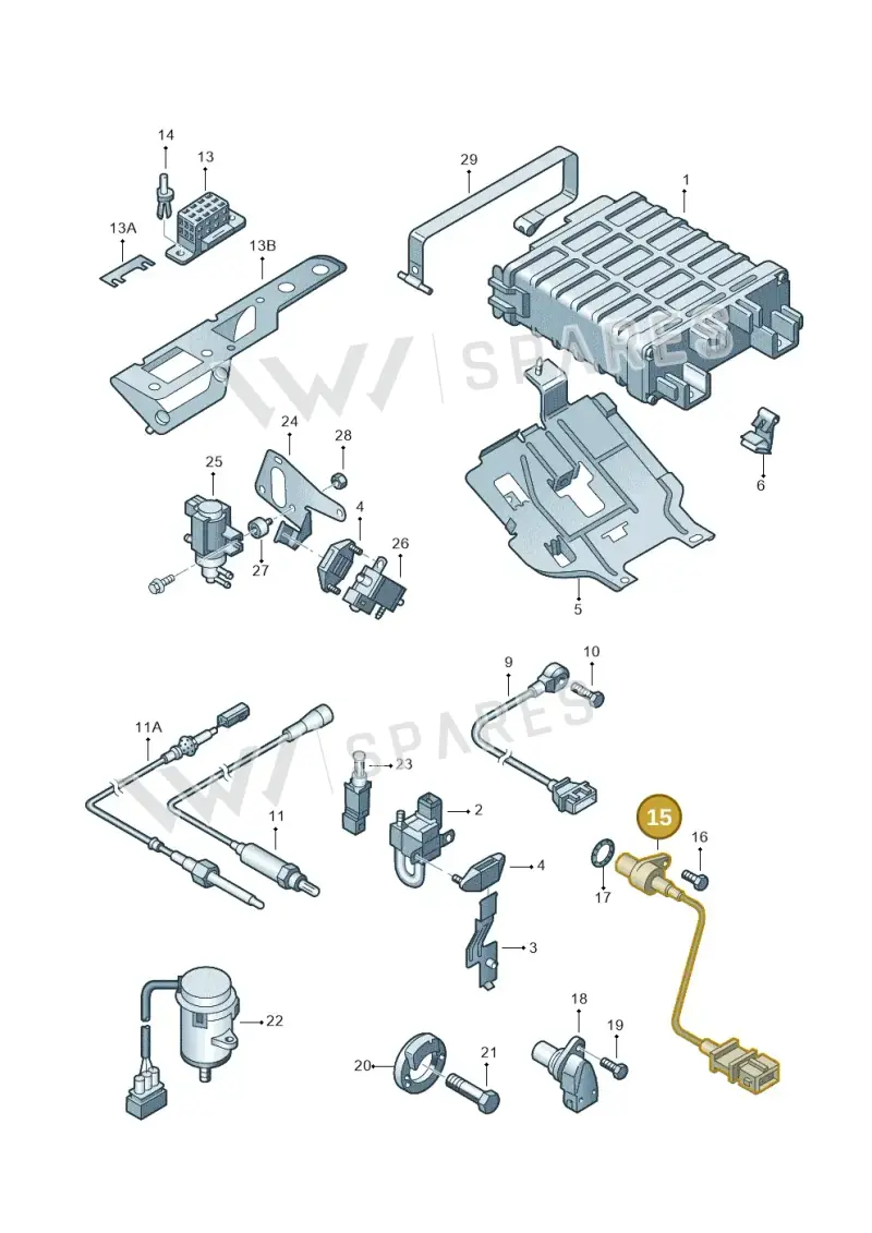 045957147B — Volkswagen Sharan (2008-2010) diagram 162906100, position 15