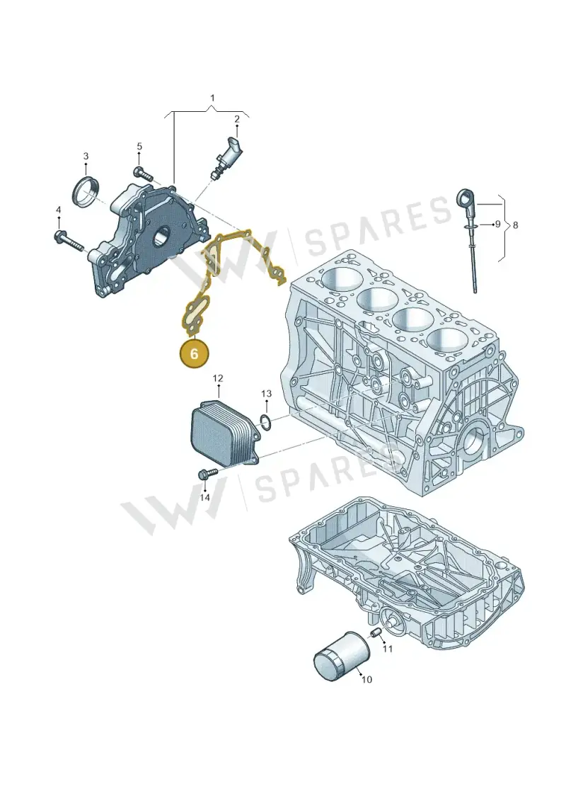 04C103161F — Volkswagen Passat estate (2023-) diagram 827115040, position 6