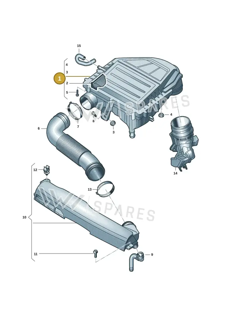 04C129601M — Volkswagen Taigo (2021-2024) diagram 62i129000, position 1