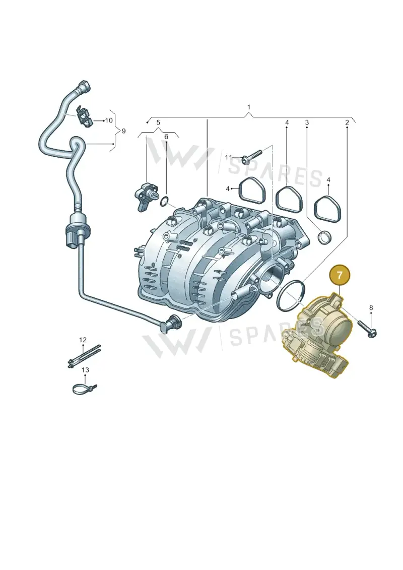 04C133062J — SEAT Ibiza (2017-) diagram 837133010, position 7
