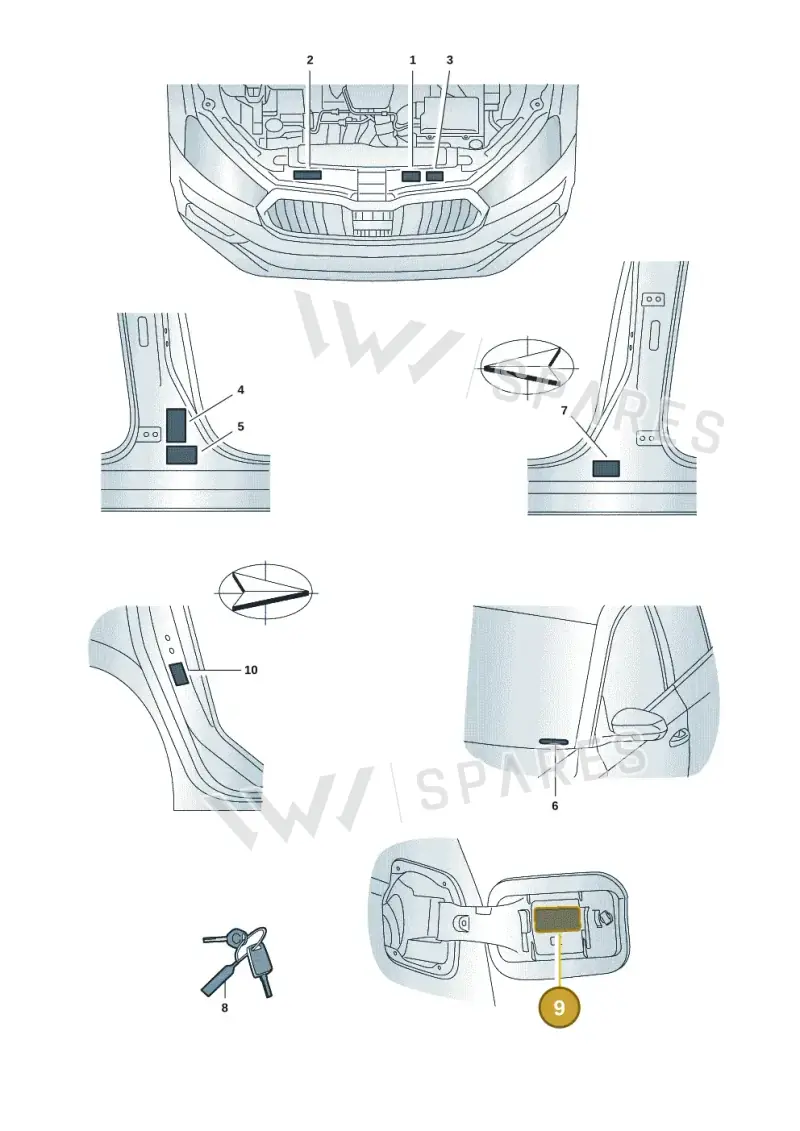 04E010012K — Skoda Fabia (2021-2022) diagram 6vn010000, position 9