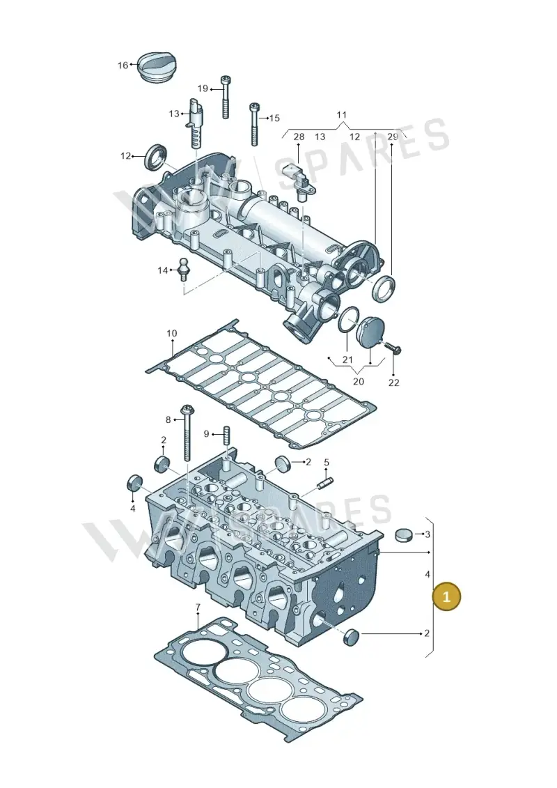 04E103068QX — SEAT CUPRA Formentor (2020-) diagram 837103410, position 1