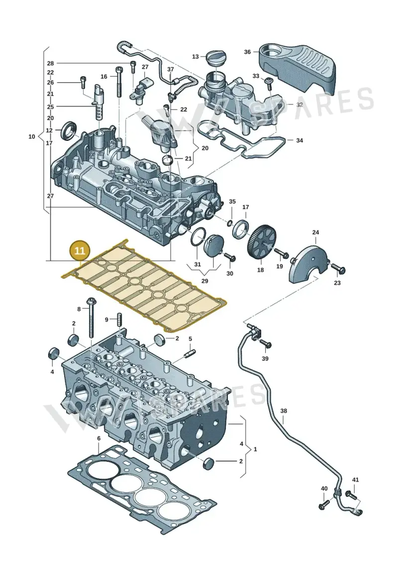 04E103483S — Volkswagen Passat estate (2023-) diagram 3j0103340, position 11