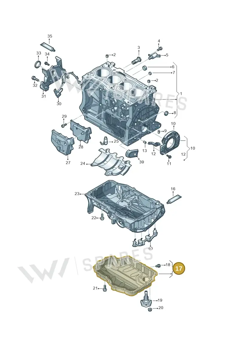 04E103602H — Volkswagen Multivan (2021-) diagram 5h0103006, position 17