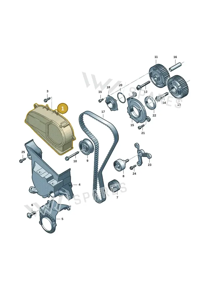 04E109108AB — Volkswagen Multivan (2021-) diagram 2ka109010, position 1